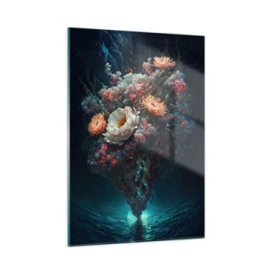 Obraz na skle - Podivná záhrada - 50x70 cm