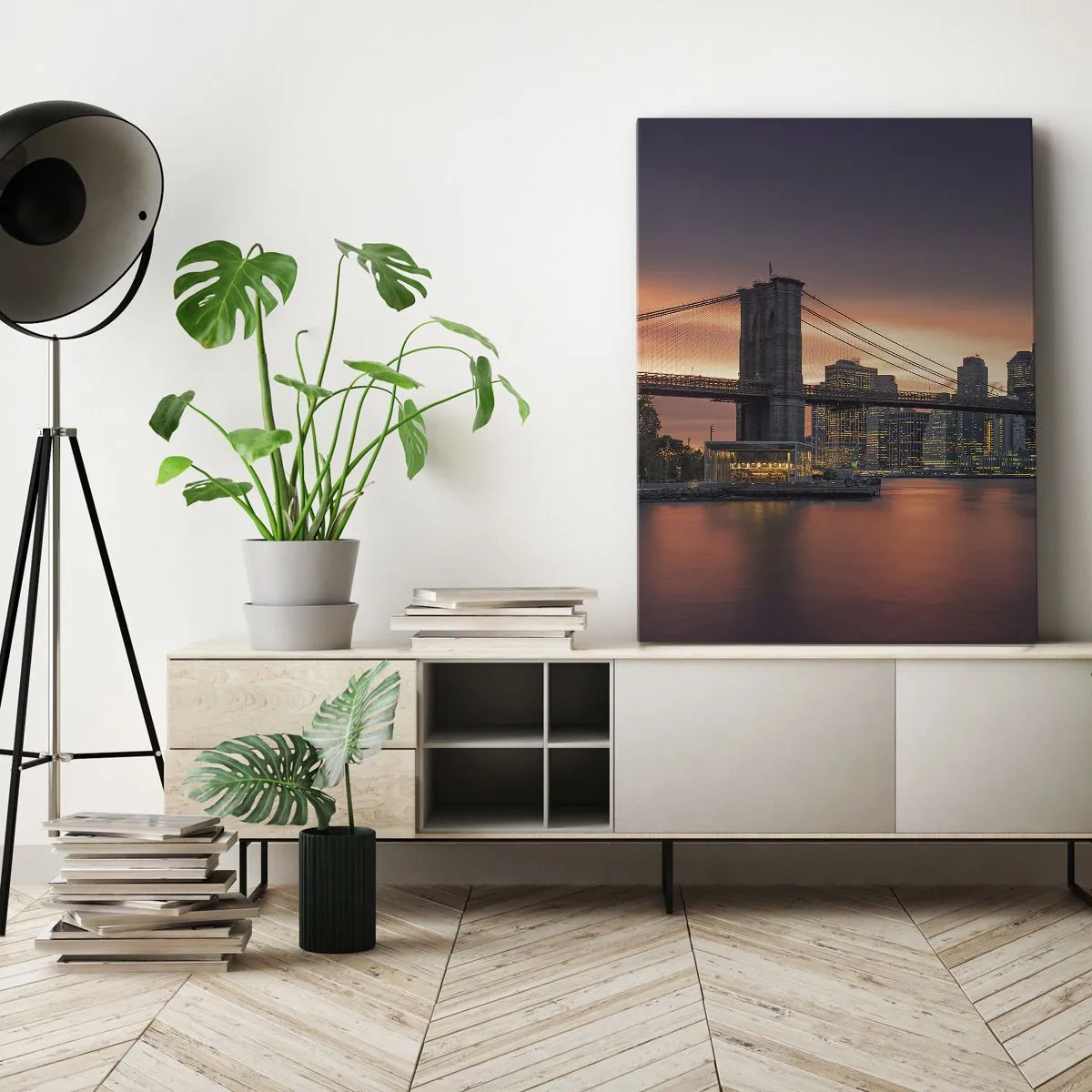Obraz na plátne - Ponorené do ľaliového ticha - 50x70 cm