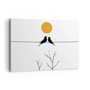 Obraz na plátne - Slávičí večer - 100x70 cm
