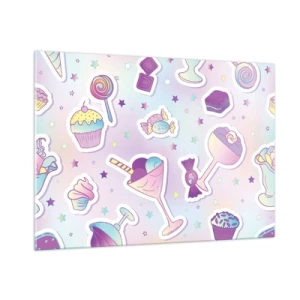 Obraz na skle - Aby boli každý deň narodeniny - 100x70 cm