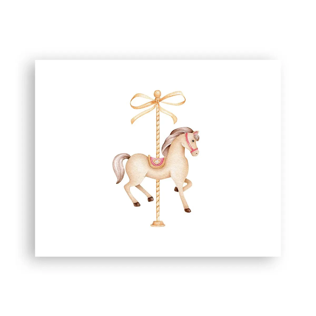 Plagát - Elegantným klusom - 50x40 cm