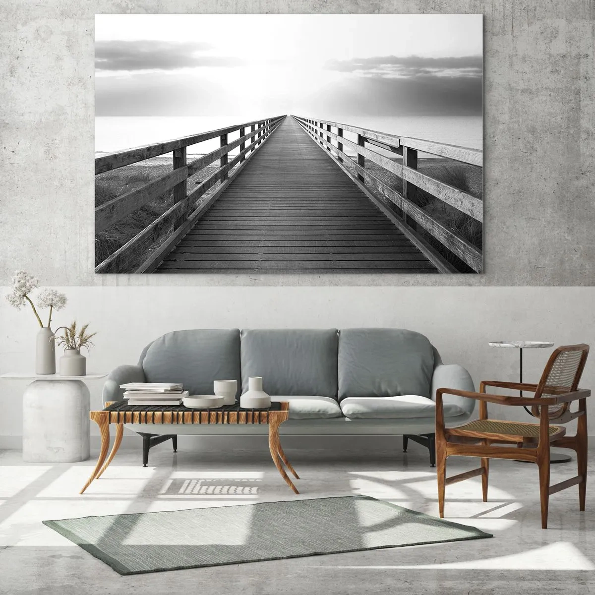 Obraz na skle - Do diaľky… - 100x40 cm