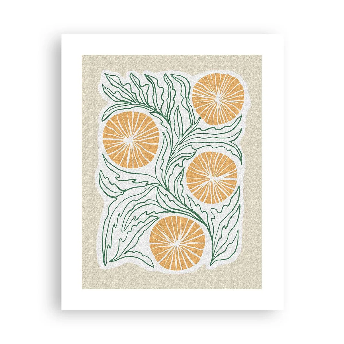 Plagát - Etnicky s abstraktným nádychom - 40x50 cm