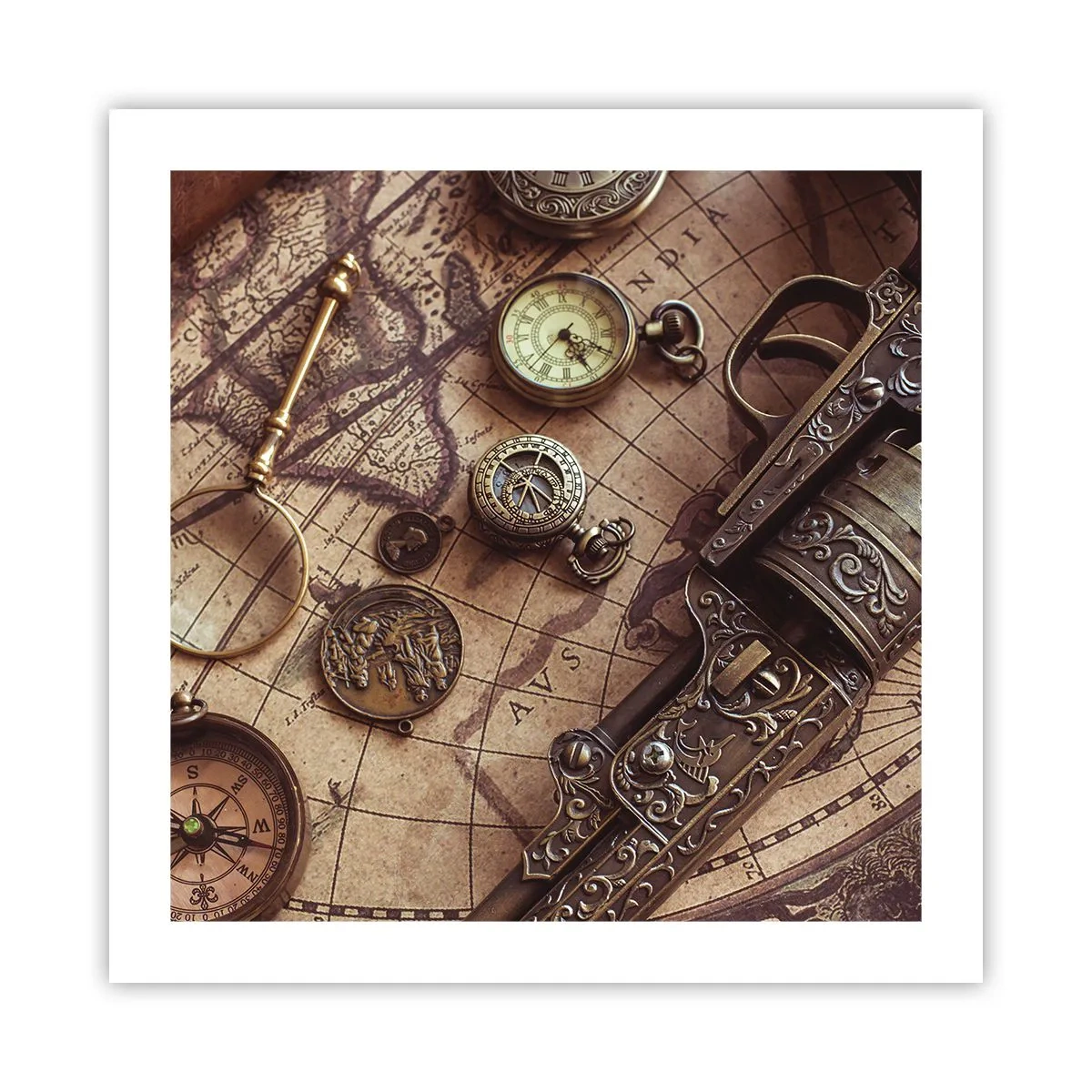 Plagát - Dobrodružstvo volá - 50x50 cm