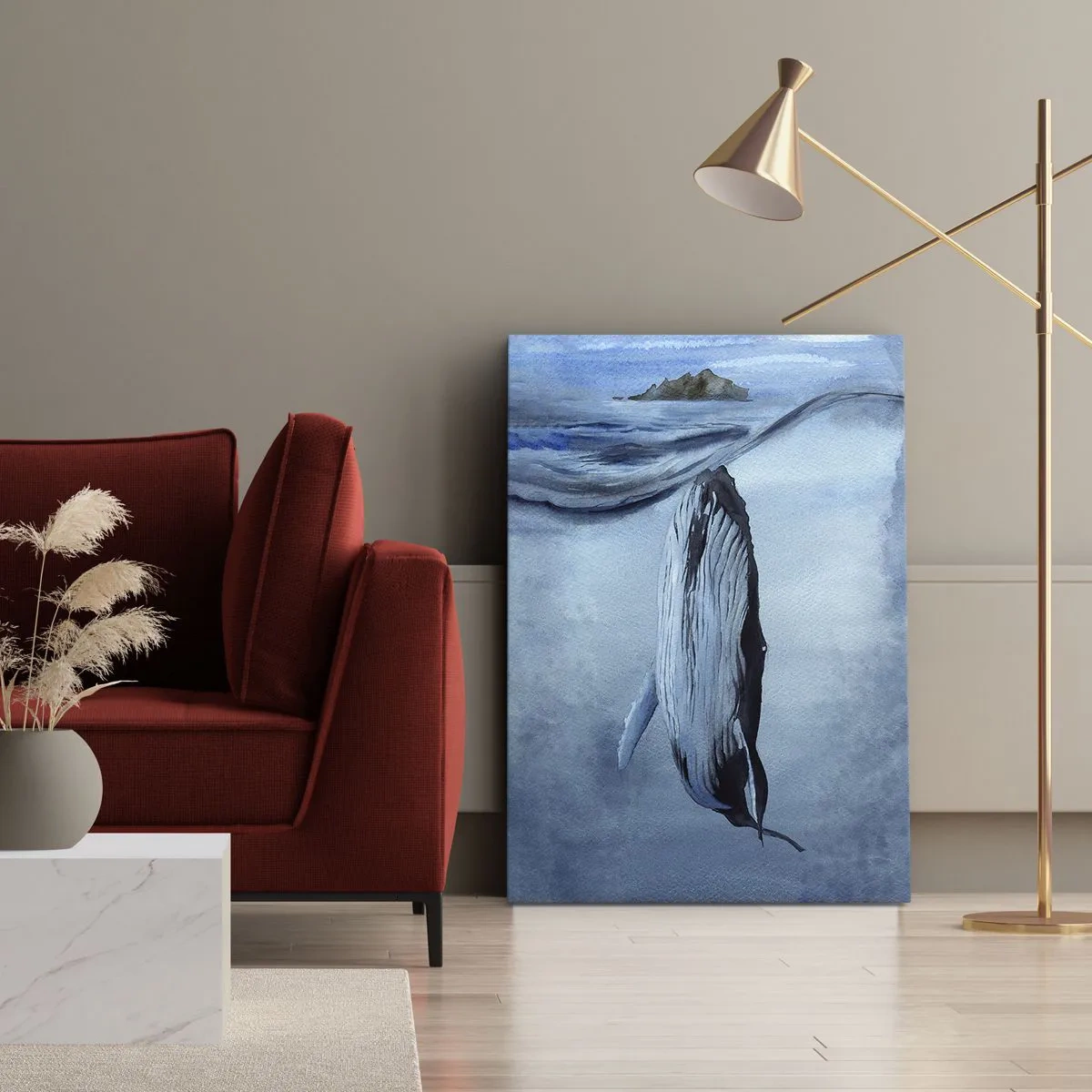 Obraz na plátne - Dva svety severu - 80x120 cm