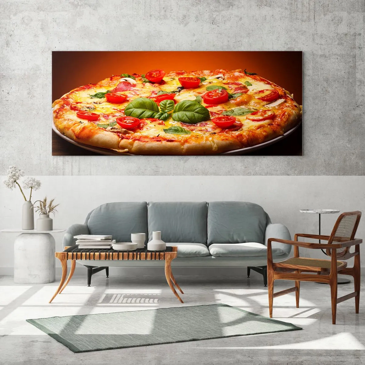 Obraz na skle - Mamma mia! - 100x40 cm
