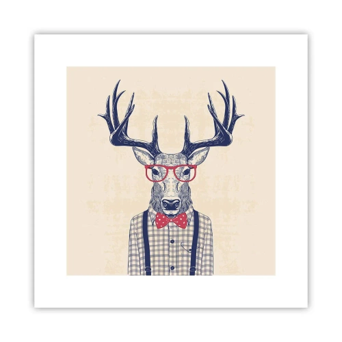 Plagát - Zábavná extravagancia - 30x30 cm