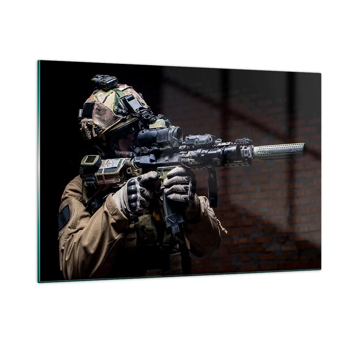 Obraz na skle - Vražedne účinný - 120x80 cm