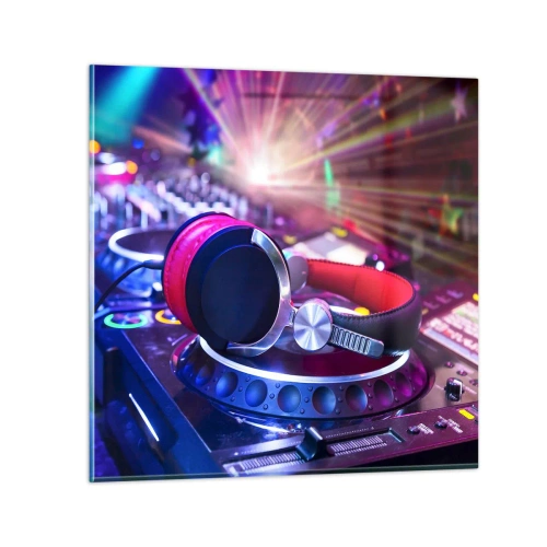 Obraz na skle - Bude, bude sa diať - 70x70 cm