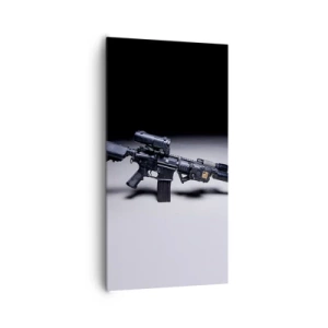 Obraz na plátne - Temný rytier - 65x120 cm