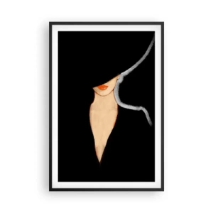 Plagát v čiernom ráme - Elegancia a štýl - 61x91 cm