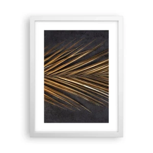 Plagát v bielom ráme - Zlato trópov - 30x40 cm