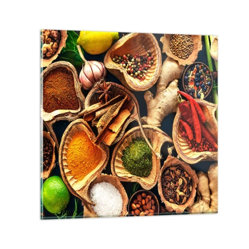 Obraz na skle - Vezmi si, čo chceš - 70x70 cm