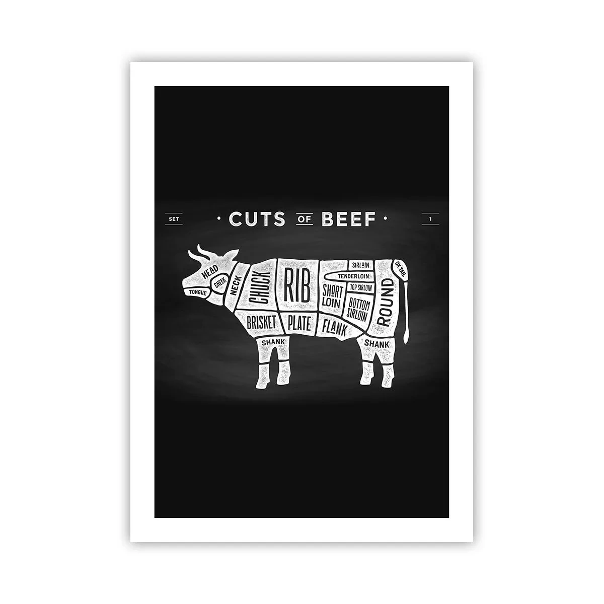 Plagát - Šlabikár mäsiara - 50x70 cm