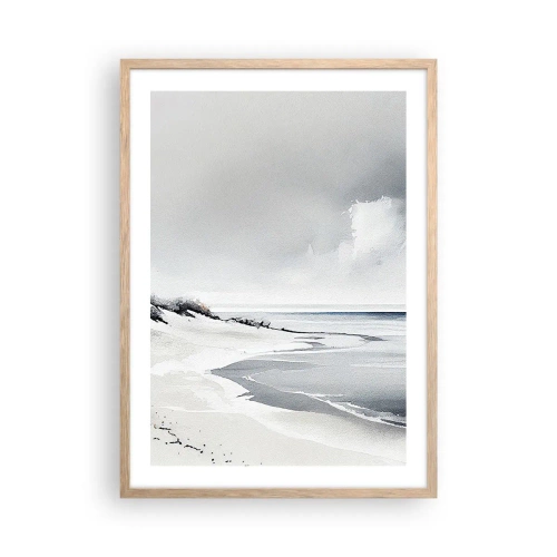 Plagát v ráme zo svetlého duba - Vždy spolu - 50x70 cm