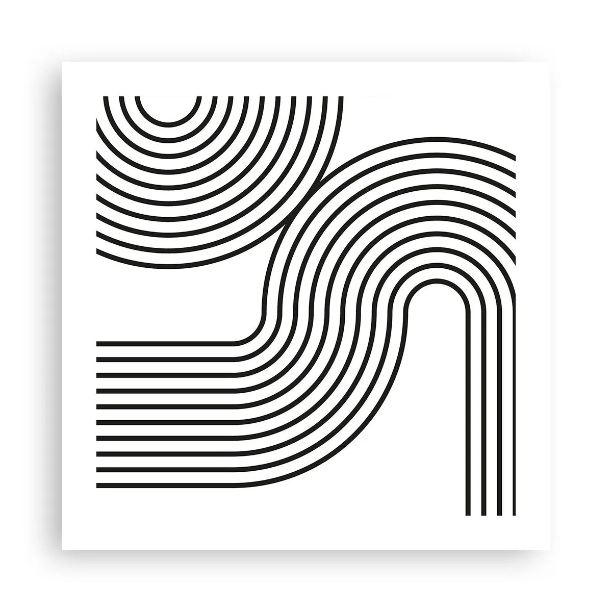 Plagát - V zákrute - 50x50 cm