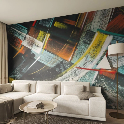 Fototapeta Premium Sand - Energia pohybu - Abstrakcia, Kus, Moderné umenie - 250x175 cm