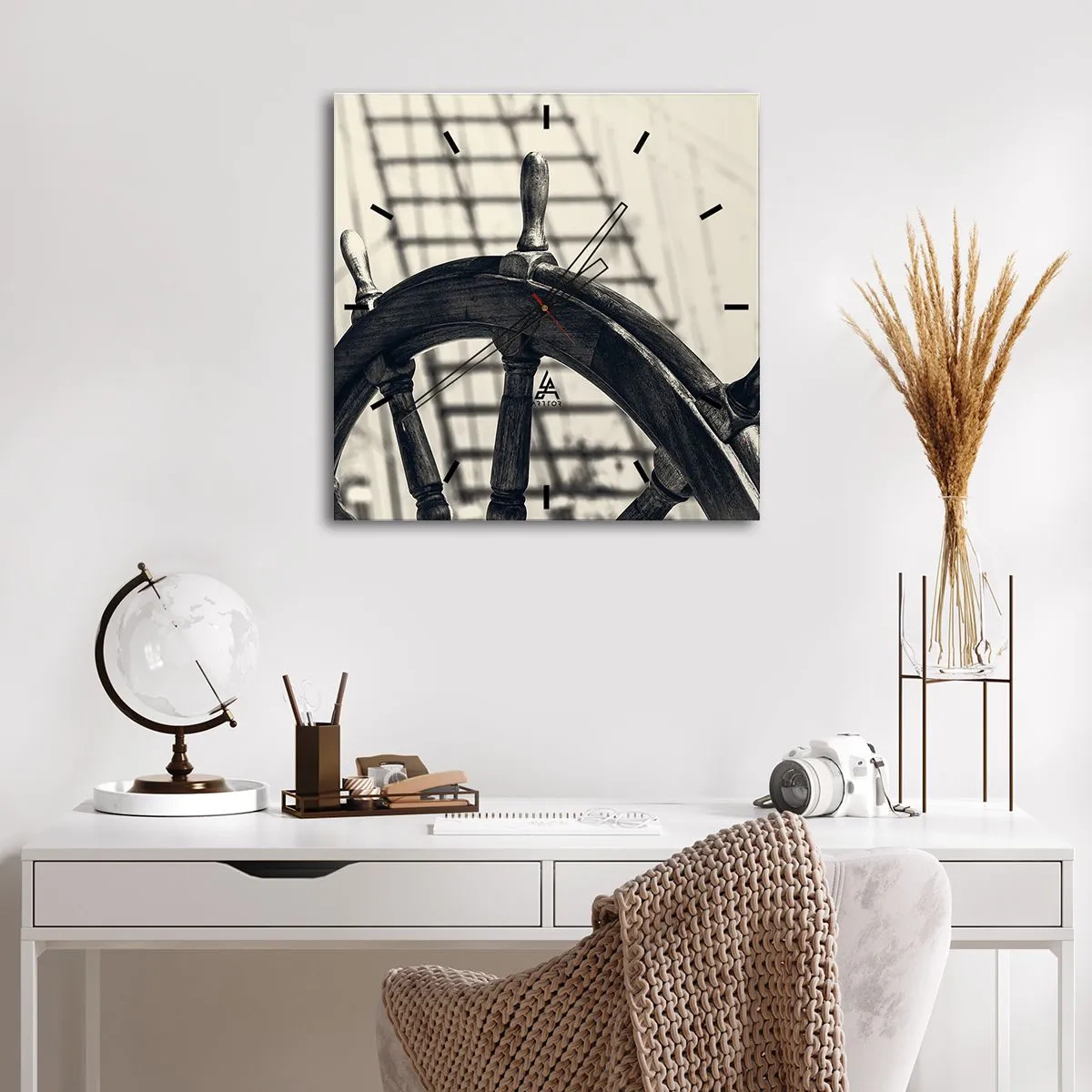 Nástenné hodiny - Morské príbehy - 30x30 cm