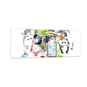 Obraz na skle - Objektívom cestovateľa - 140x50 cm