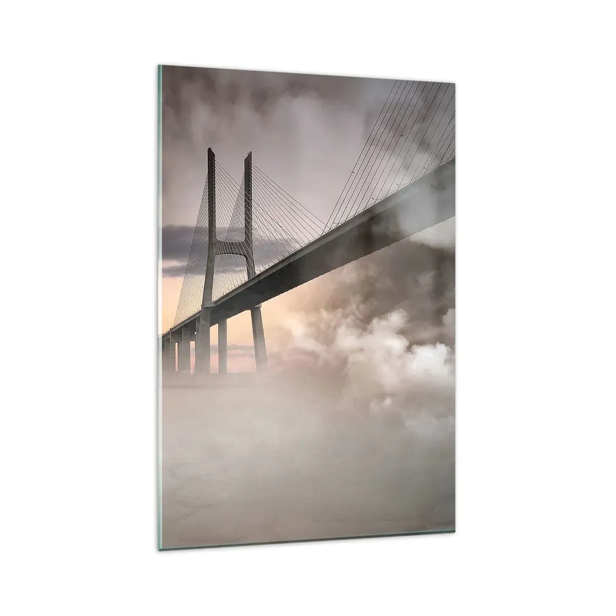 Obraz na skle - Pri rieke, ktorá nie je - 80x120 cm