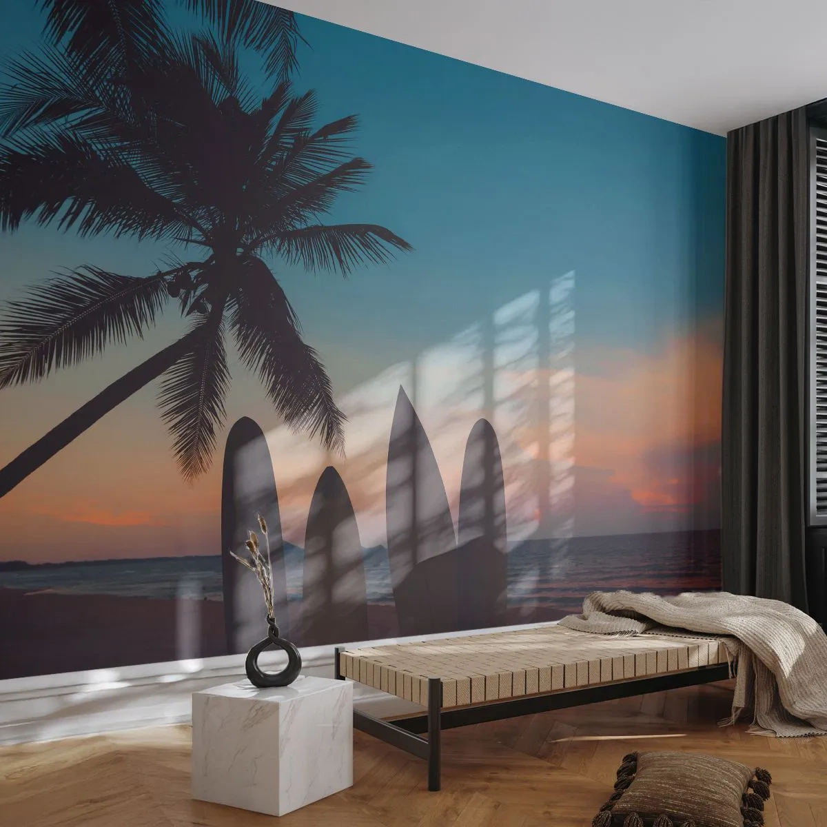 Fototapeta Standard Eco - Zajtra bude tiež zábava - Krajina, Surfovanie, More - 400x280 cm