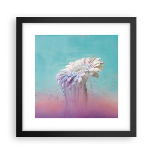 Plagát v čiernom ráme - Záhrobia kvetín - 30x30 cm