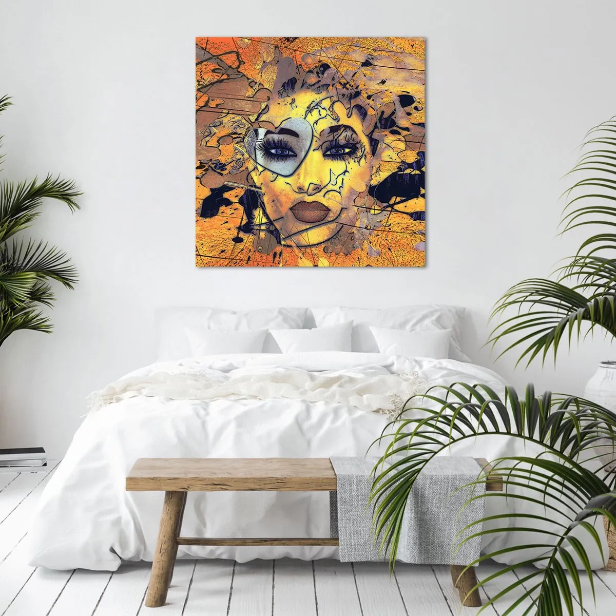 Obraz na plátne - Slnečná krása - 50x50 cm