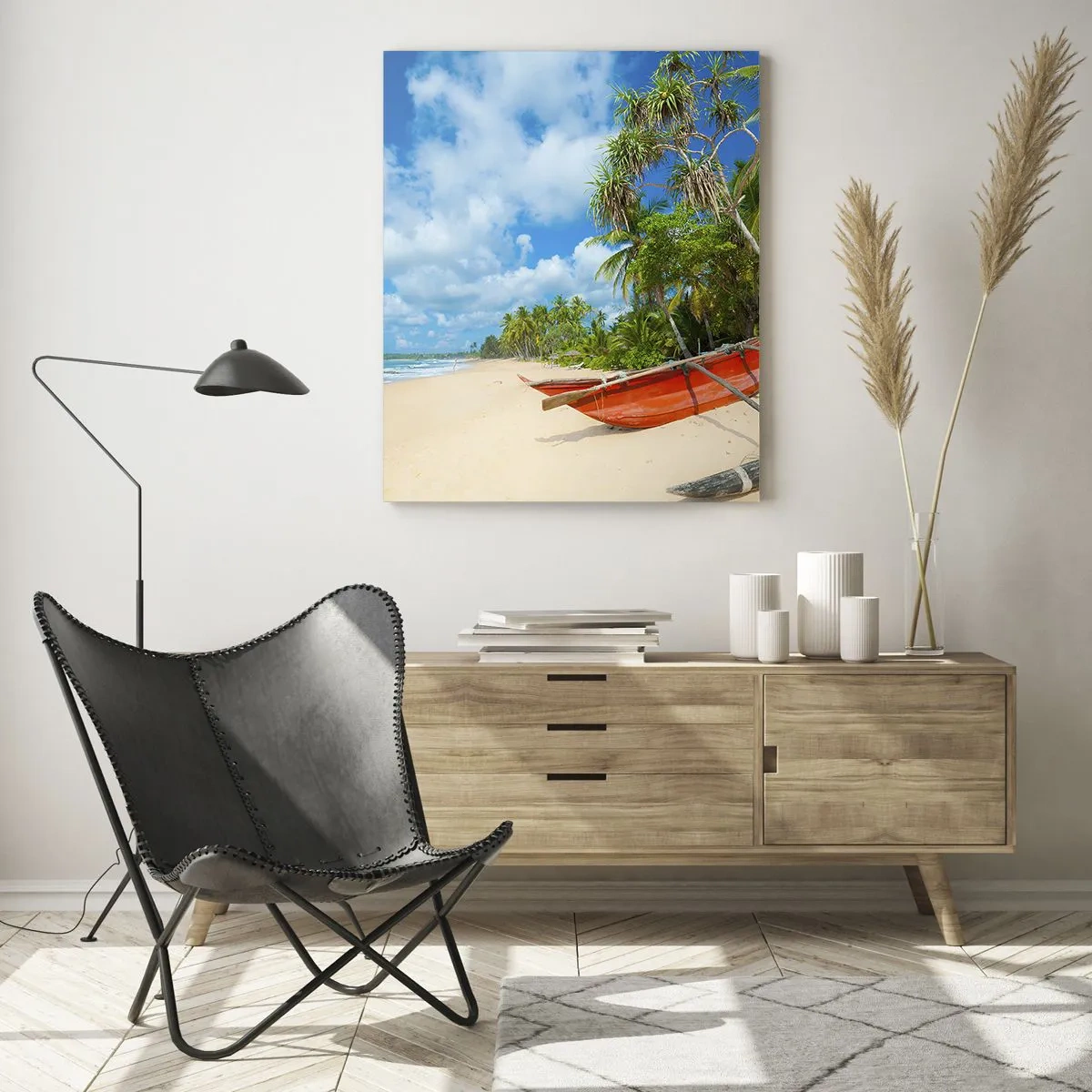Obraz na skle - Kúzlo trópov - 50x70 cm