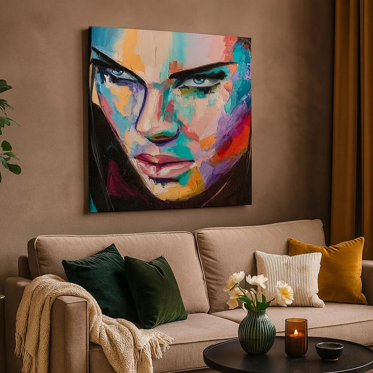 Obraz na plátne - Divokosť v srdci - 30x30 cm