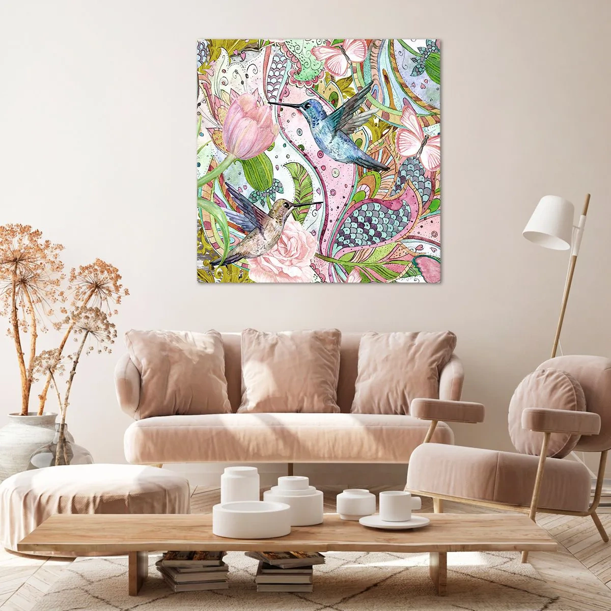 Obraz na plátne - Zamotané do lián - 60x60 cm