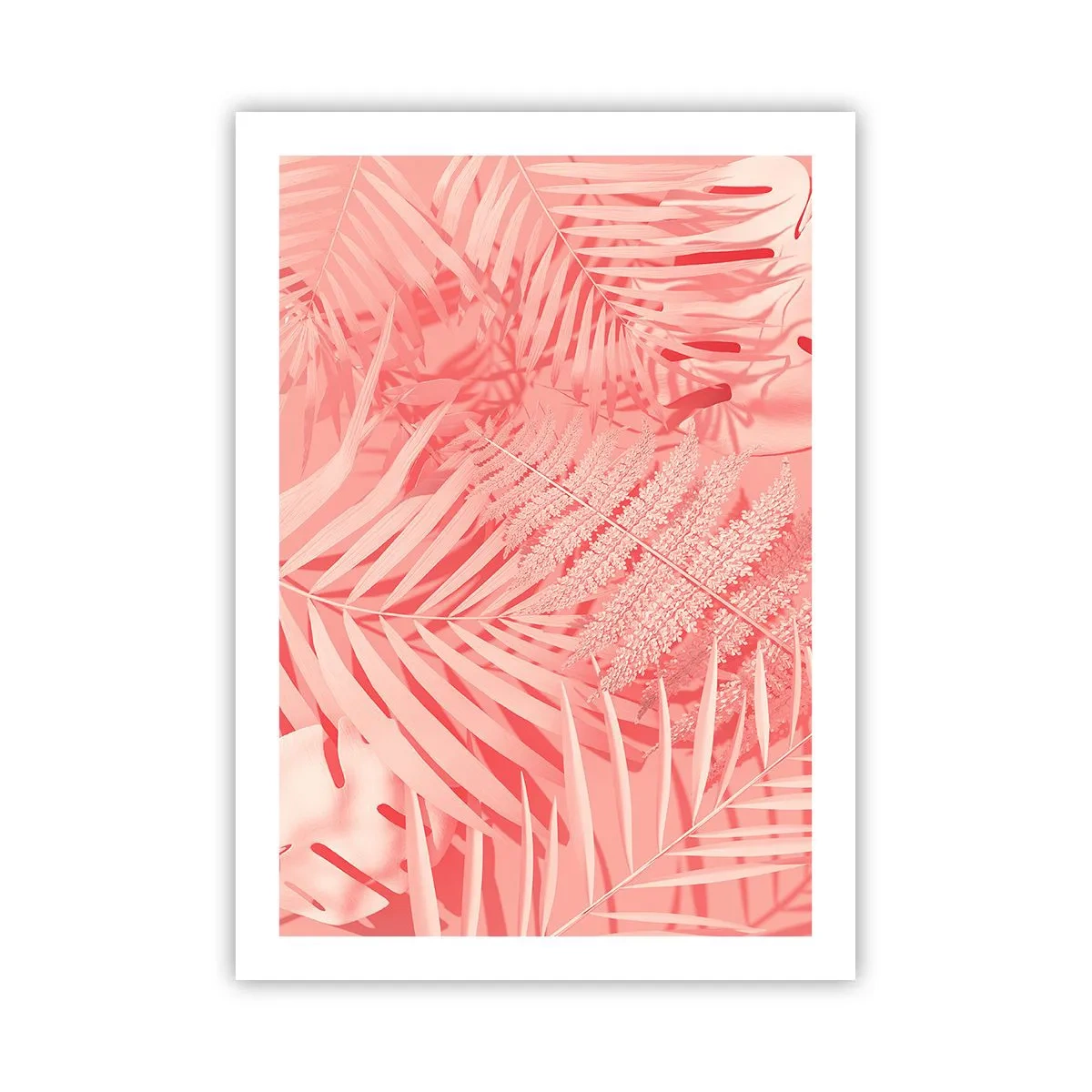 Plagát - Ružový koncept - 50x70 cm