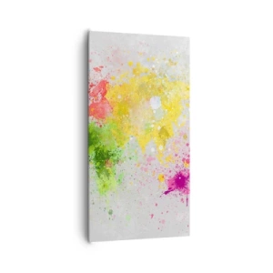 Obraz na plátne - Všetky farby sveta - 65x120 cm