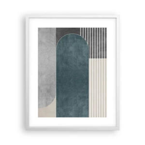 Plagát v bielom ráme - Kompozícia na úrovni - 40x50 cm