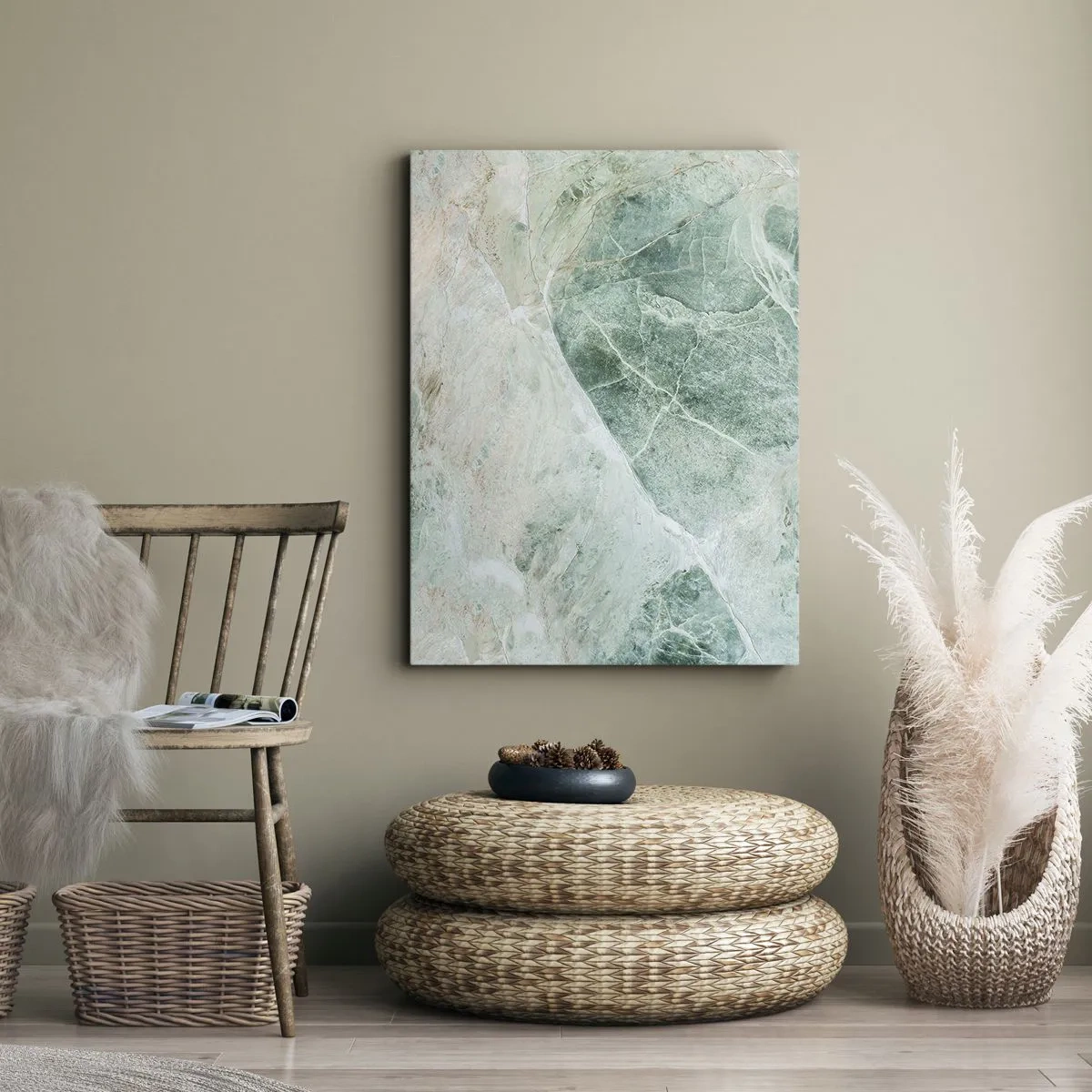 Obraz na plátne - Vznešený chlad kameňa - 45x80 cm