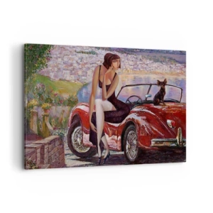 Obraz na plátne - Leto? Len na Riviére - 120x80 cm