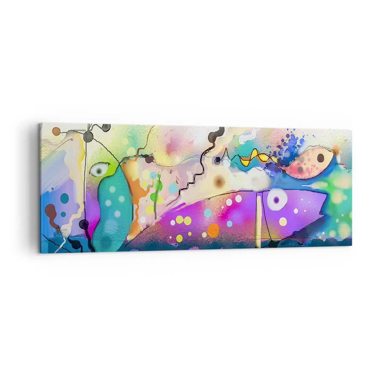 Obraz na plátne - Niet slov! - 140x50 cm