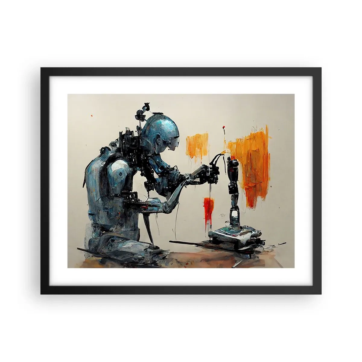 Plagát v čiernom ráme - Už zajtra… - 50x40 cm