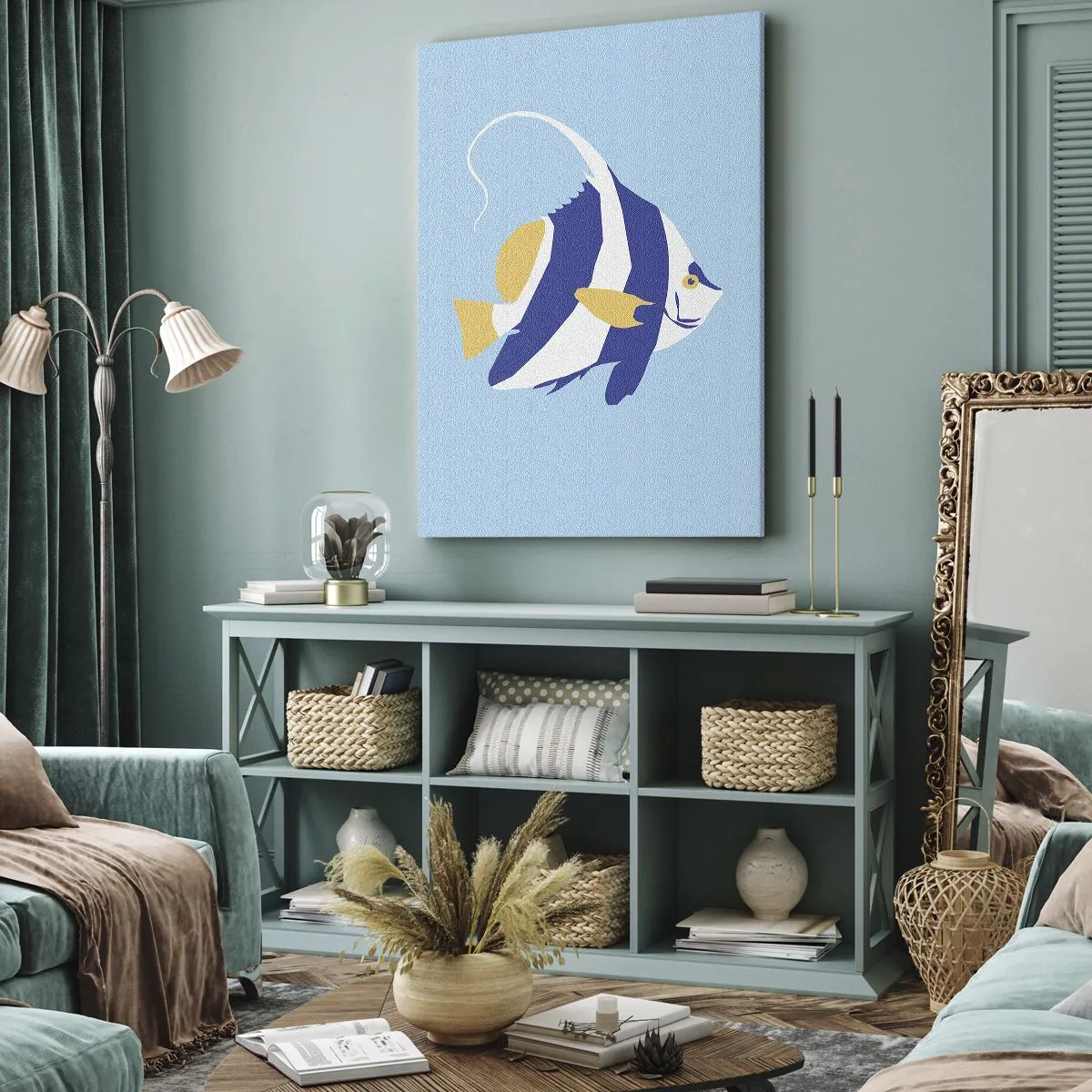 Obraz na plátne - Miss tropických vôd - 80x120 cm