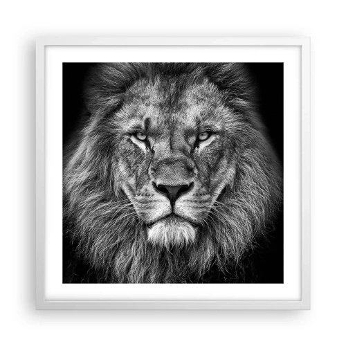 Plagát v bielom ráme - V korunovačnom odeve - 50x50 cm