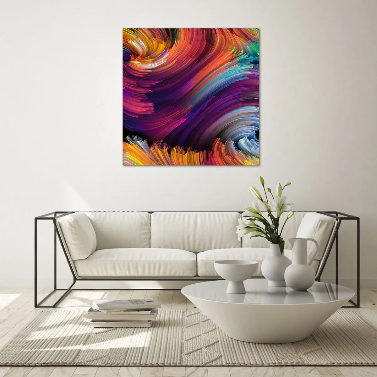 Obraz na skle - Začiatok nového sveta - 70x70 cm