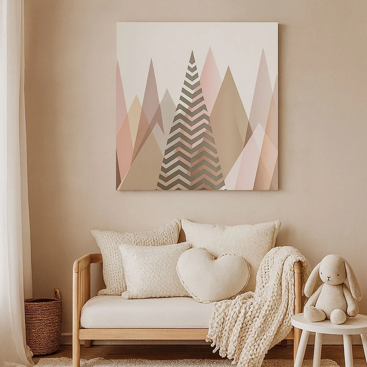 Obraz na plátne - Pyramidálny pohľad - 30x30 cm