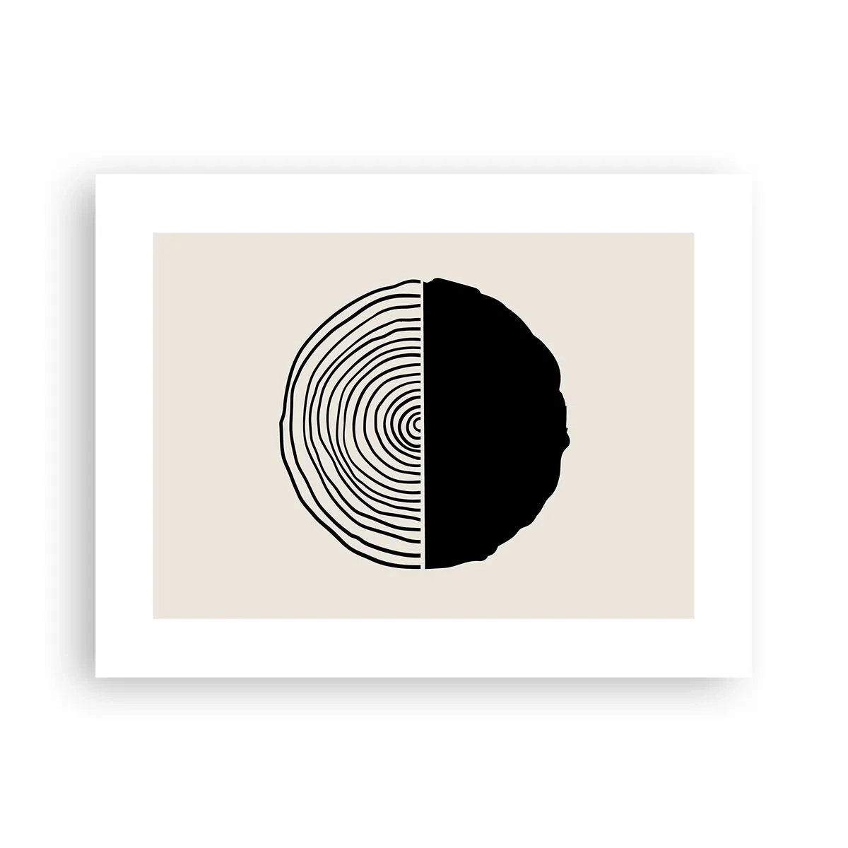 Plagát - Pol na pol - 40x30 cm