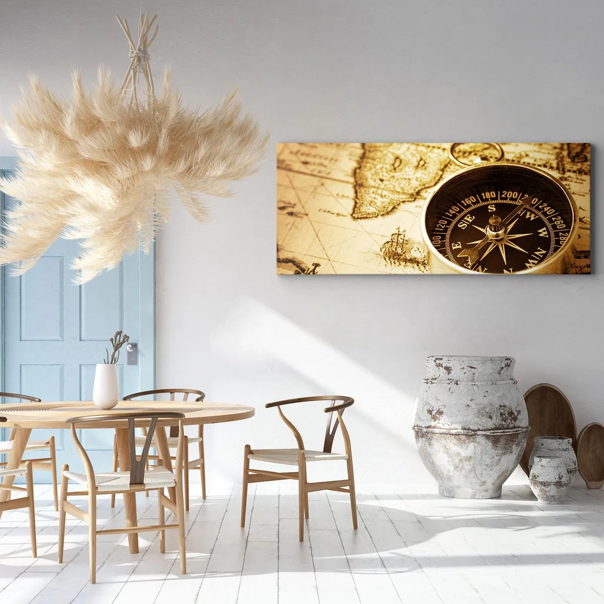 Obraz na plátne - Na východ alebo na západ? - 160x50 cm