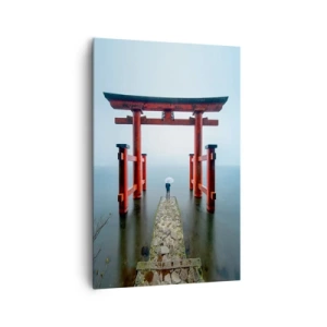 Obraz na plátne - Japonské zamyslenie - 80x120 cm