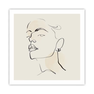 Plagát - Hrdý pohľad - 60x60 cm