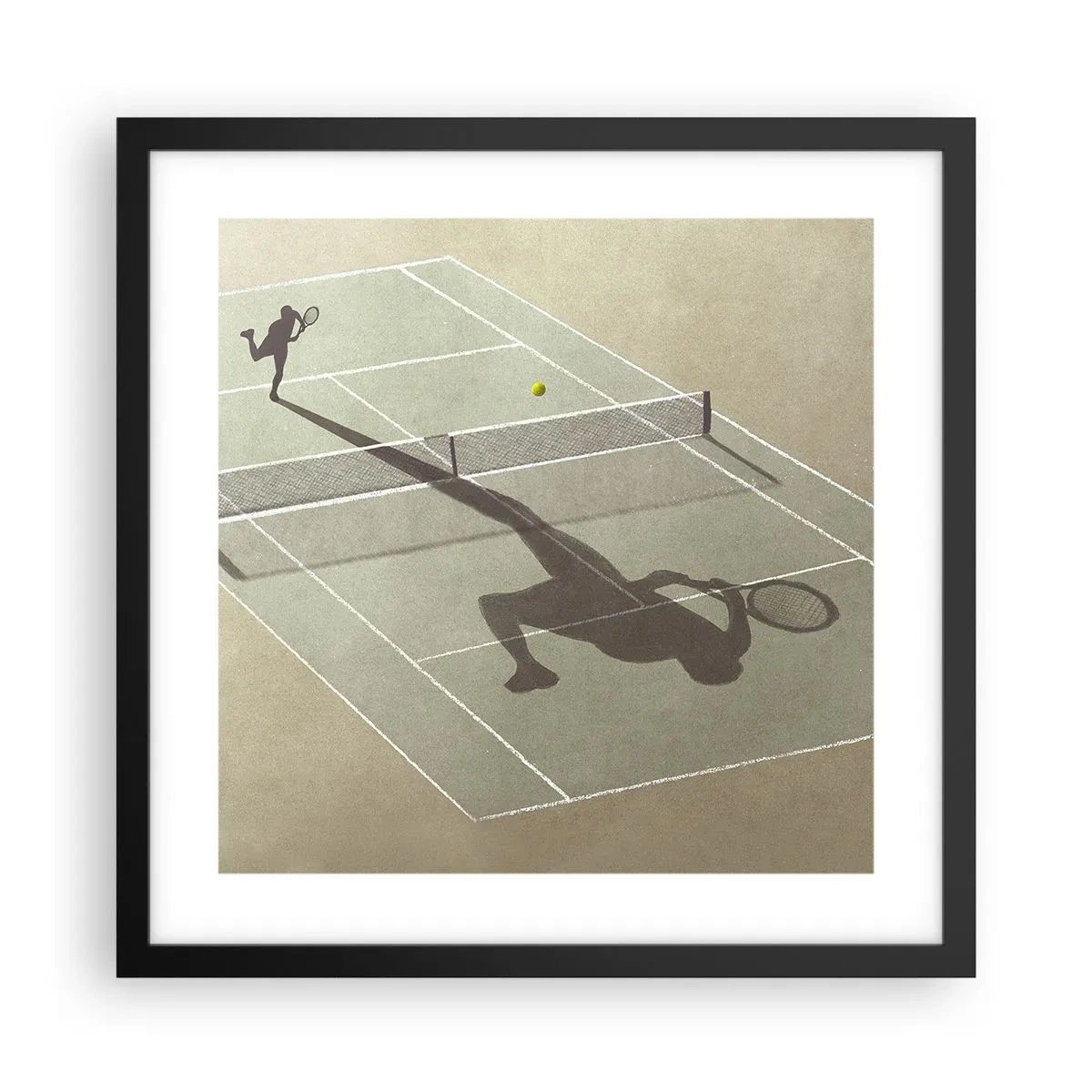 Plagát v čiernom ráme - Dobývanie samého seba - 40x40 cm