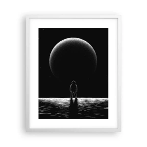 Plagát v bielom ráme - Tvári v tvár - 40x50 cm