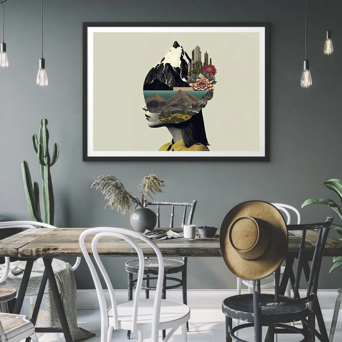 Plagát v čiernom ráme - Žena – vždy tajomstvo - 70x50 cm