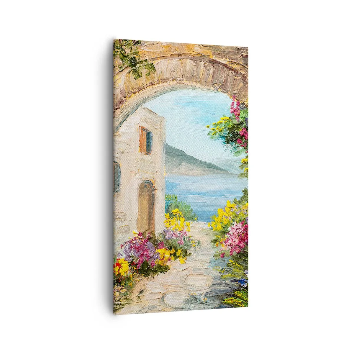 Obraz na plátne - Pôvab pobrežnej krajiny - 55x100 cm
