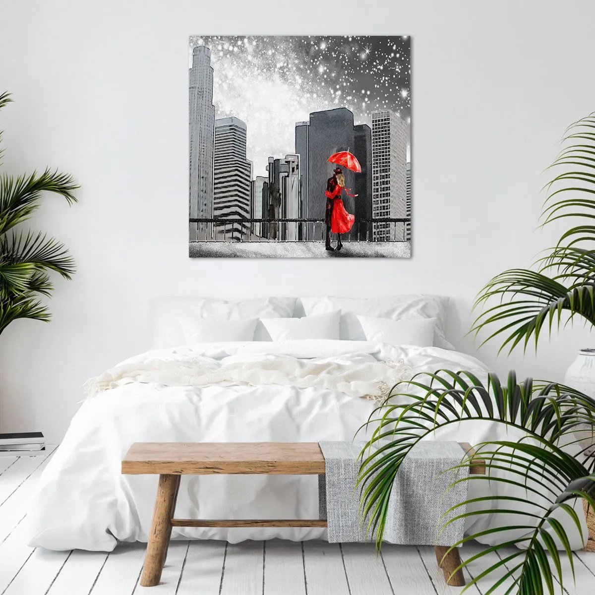 Obraz na plátne - Človek nie je kameň - 70x70 cm